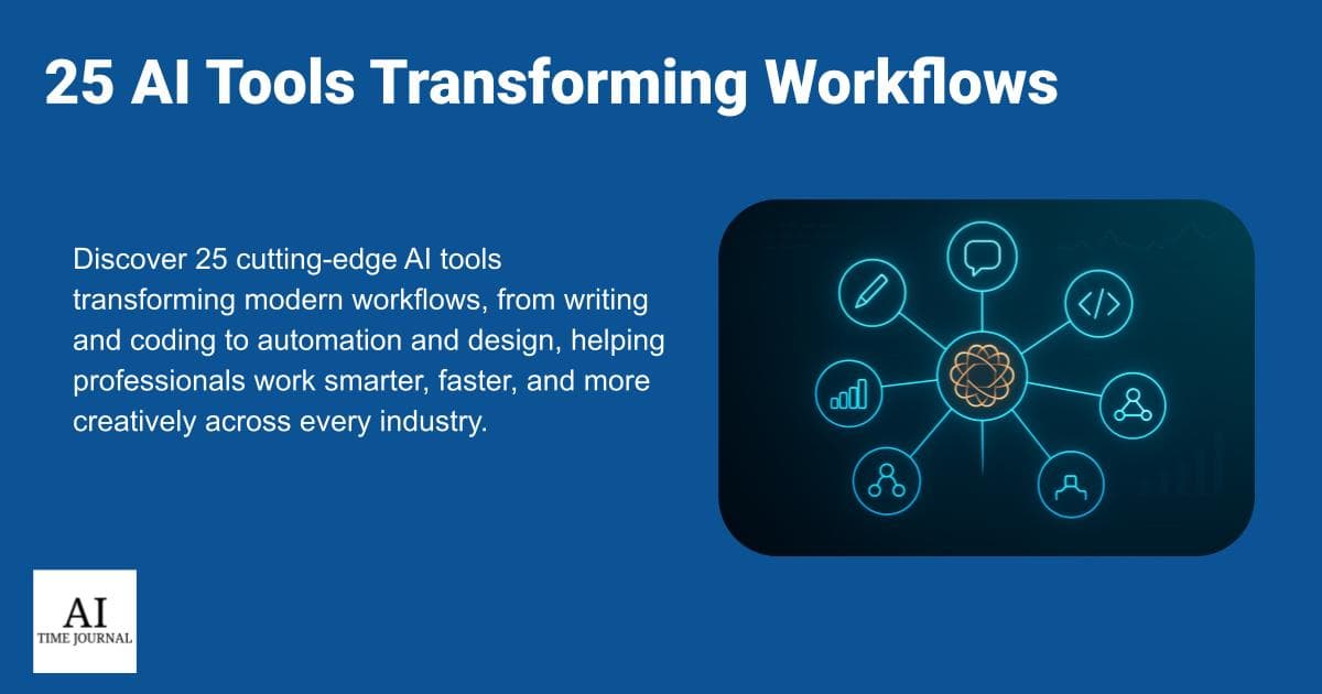 25 AI Tools Transforming Workflows in 2025