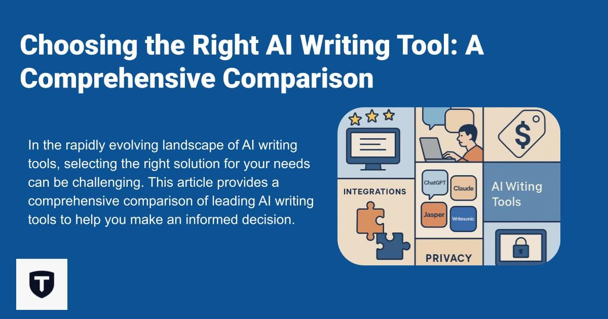 Choosing the Right AI Writing Tool: A Comprehensive Comparison